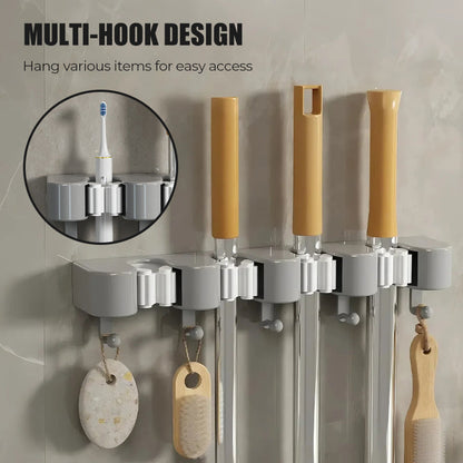 Flash Sale: 50% off!⚡Wall-Mounted Mop & Broom Holder