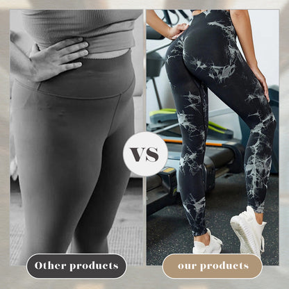 Women's Trendy Tie-Dye Tummy Control Yoga Legging