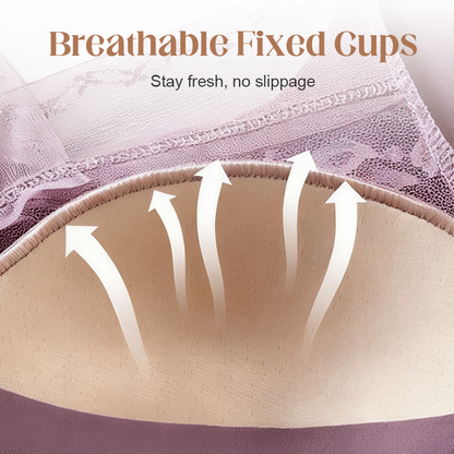 Elegant Ladies' Seamless Lace Strapless Luxury Bra