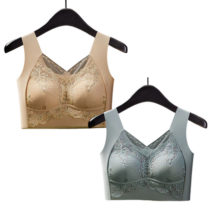 Elegant Ladies' Seamless Lace Strapless Luxury Bra