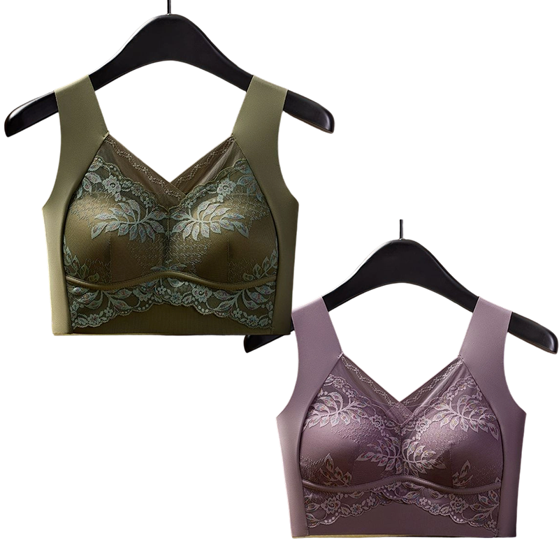 Elegant Ladies' Seamless Lace Strapless Luxury Bra