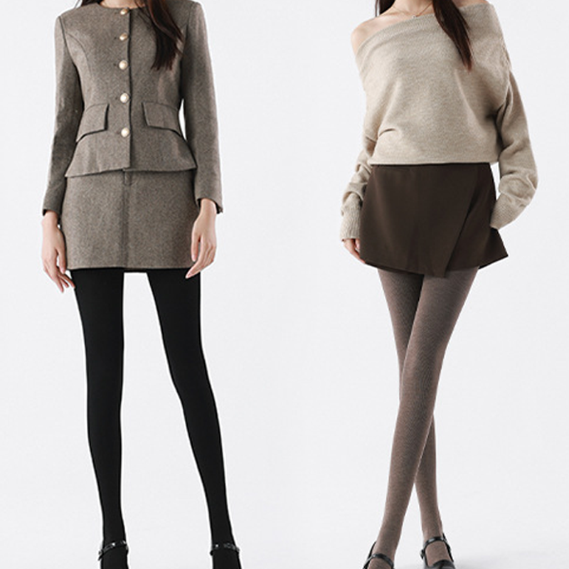 Women’s Cozy High-Waisted Tummy-Control Tights