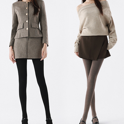 Women’s Cozy High-Waisted Tummy-Control Tights