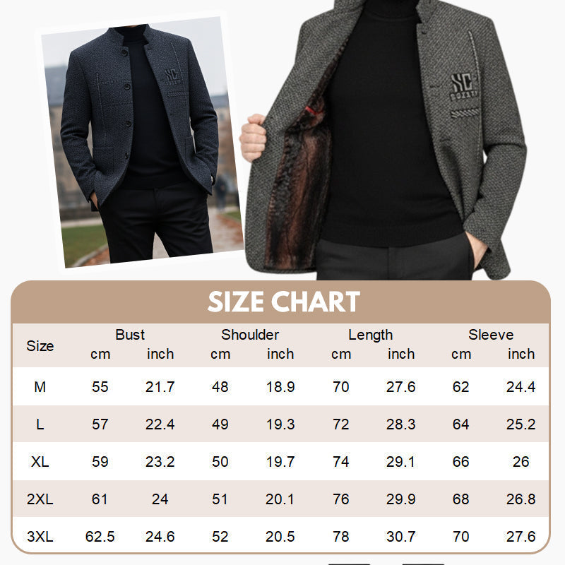 Men's Velvet Warm Suit Jacket🧥