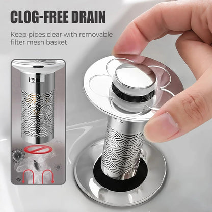 Universal Pop Up Sink Drain Stopper