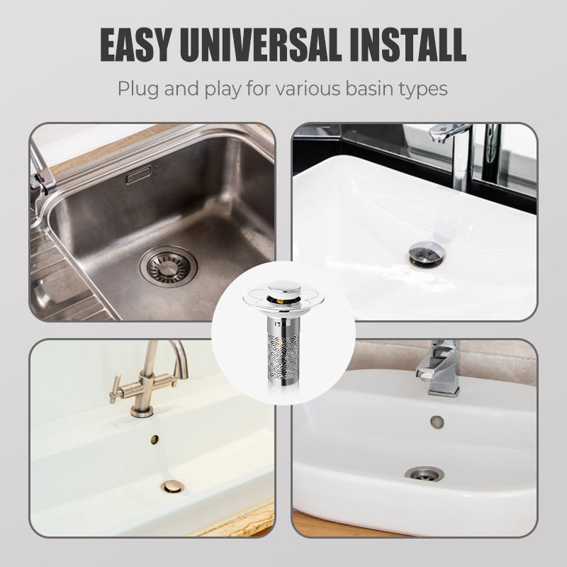 Universal Pop Up Sink Drain Stopper