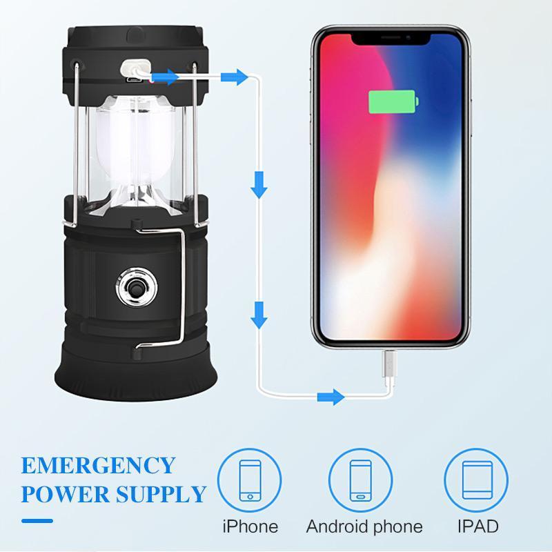 🔥Hot Sale Offers-3-in-1 LED Flame Camping Lantern