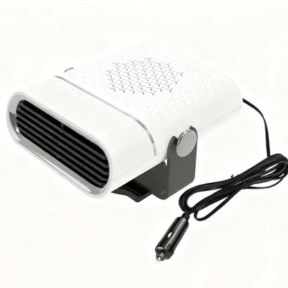 🚗🔥 2-in-1 Portable Car Heater and Fan - 360° Rotation, Fast Defrost, Heating and Cooling, Ultra Quiet and Lightweight, All-Weather Use!