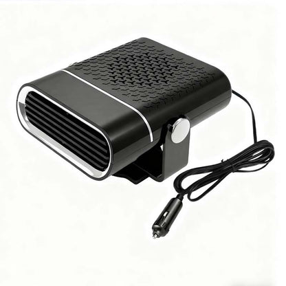 🚗🔥 2-in-1 Portable Car Heater and Fan - 360° Rotation, Fast Defrost, Heating and Cooling, Ultra Quiet and Lightweight, All-Weather Use!