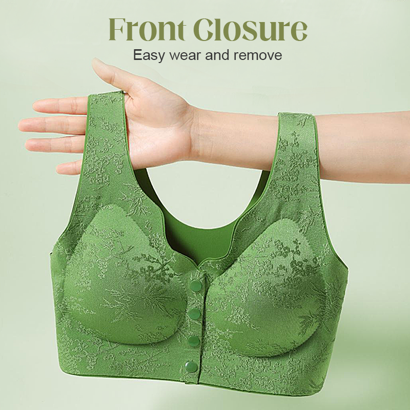 Comfort Front-Clasp & Wire-Free Seamless Bra