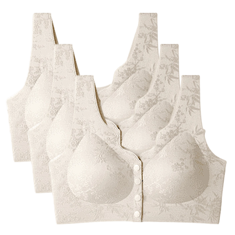 Comfort Front-Clasp & Wire-Free Seamless Bra