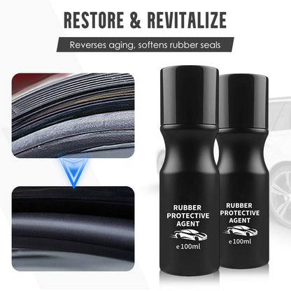 🛡️ 100ml Car Rubber Seal Protectant – Anti-Aging & Waterproof, Prevents Cracks for Door/Window Seals!