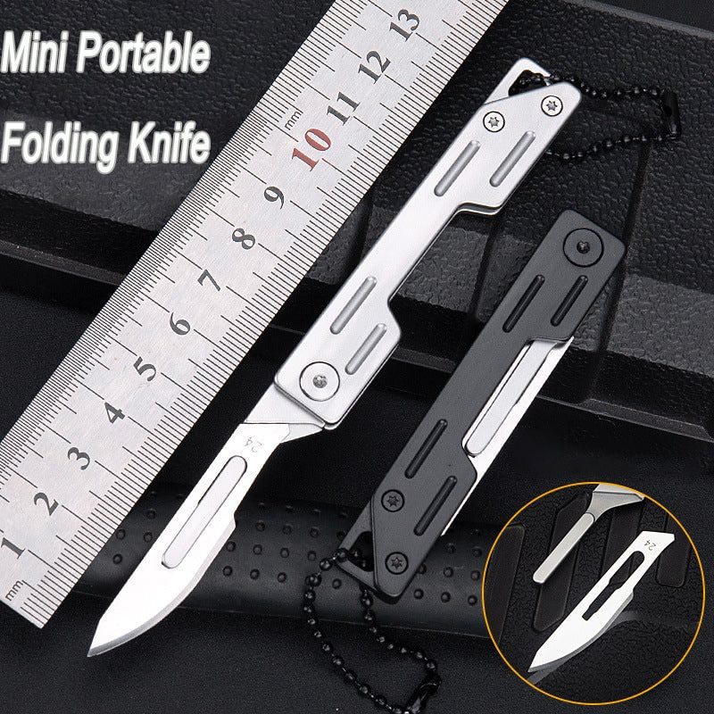 Stainless Steel Portable Utility Knife Carving Knife(Free 10PCS Blades)