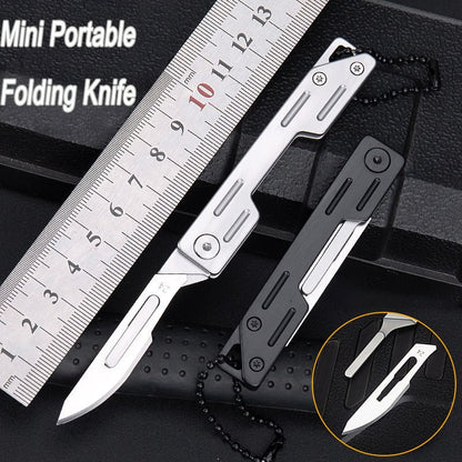 Stainless Steel Portable Utility Knife Carving Knife(Free 10PCS Blades)