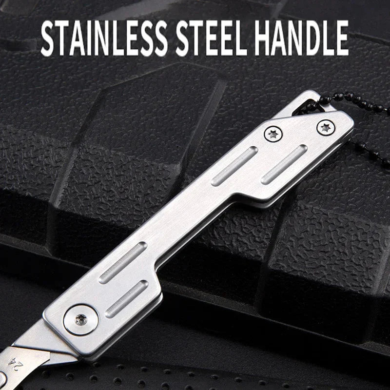 Stainless Steel Portable Utility Knife Carving Knife(Free 10PCS Blades)