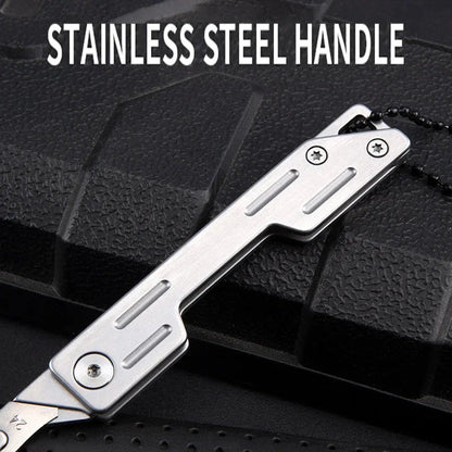 Stainless Steel Portable Utility Knife Carving Knife(Free 10PCS Blades)