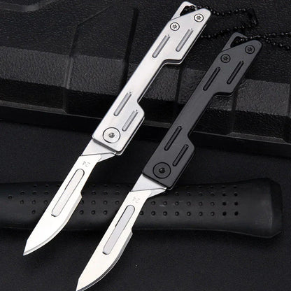 Stainless Steel Portable Utility Knife Carving Knife(Free 10PCS Blades)