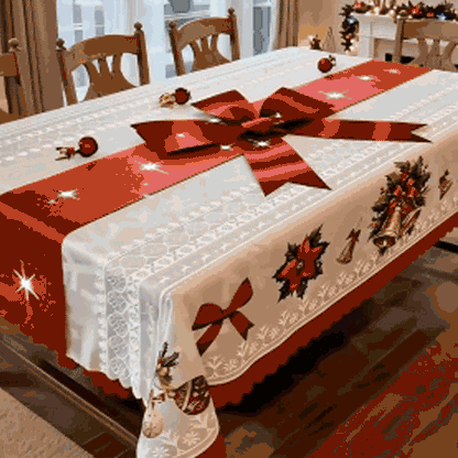 🎅Christmas Specials-Stylish Christmas Printed Tablecloth