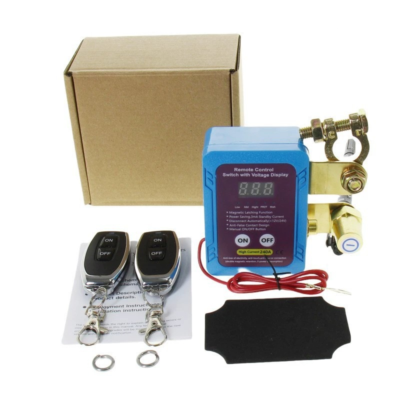 Remote Control Car Battery Intelligent Digital Disconnect Switch