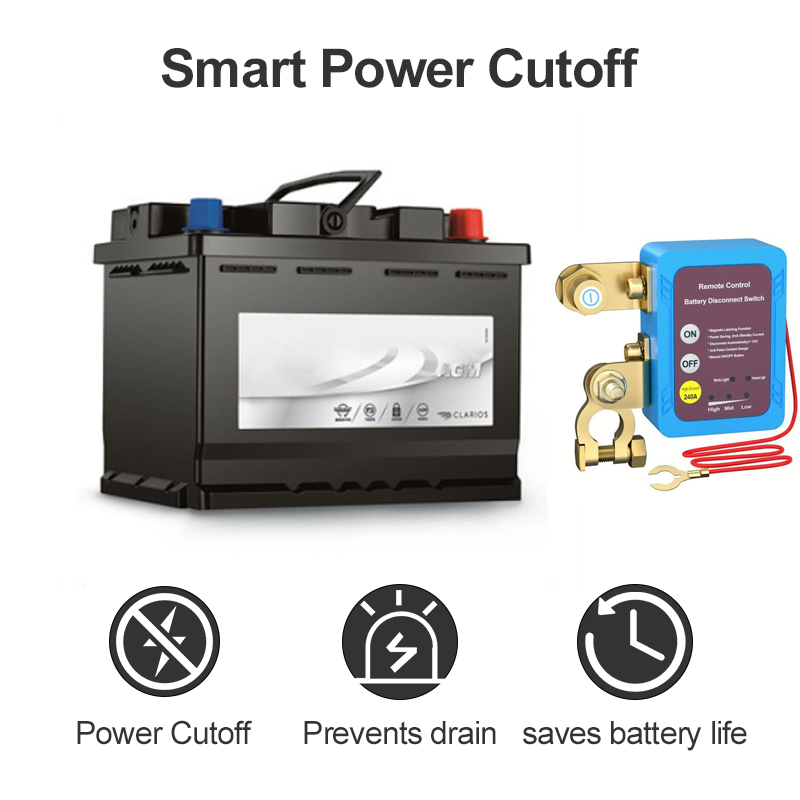 Remote Control Car Battery Intelligent Digital Disconnect Switch