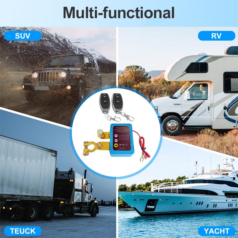 Remote Control Car Battery Intelligent Digital Disconnect Switch