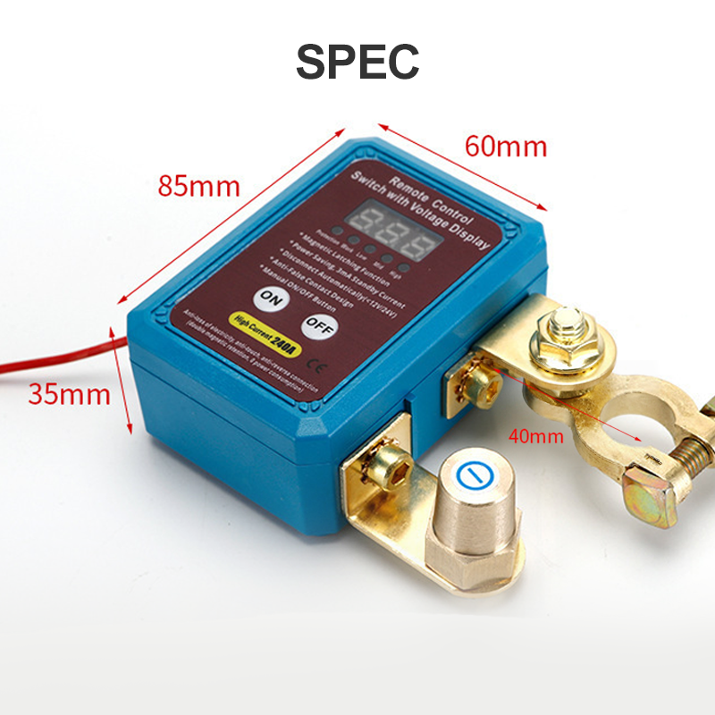 Remote Control Car Battery Intelligent Digital Disconnect Switch