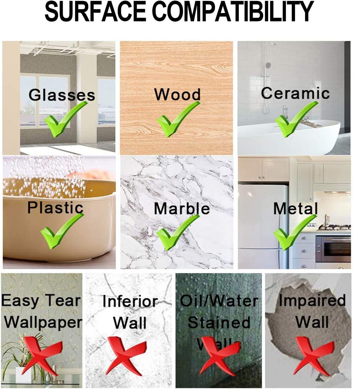 Carpet & Sofa Covers / Non-Marking Anti-Slip Adhesive Pads