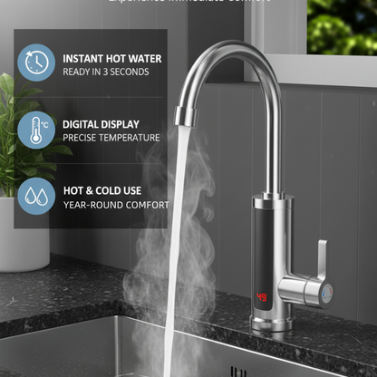 🔥Last day of the limited-time 50% off sale!🔥Tankless Instant Hot Water Heater Faucet