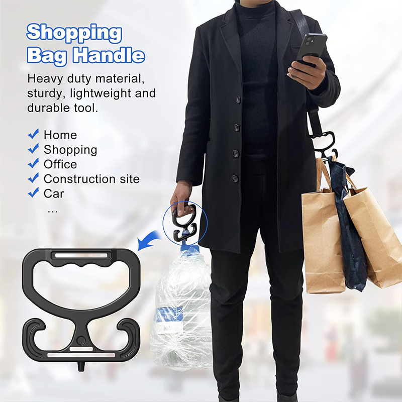 Ergonomic Grocery Bag Carrier for Shopping & Travel