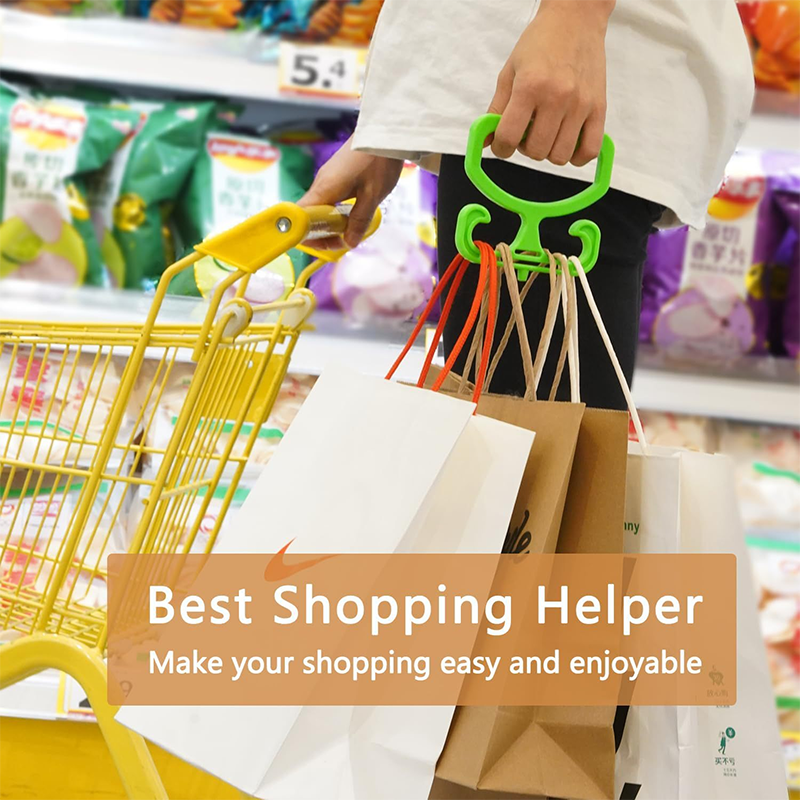 Ergonomic Grocery Bag Carrier for Shopping & Travel