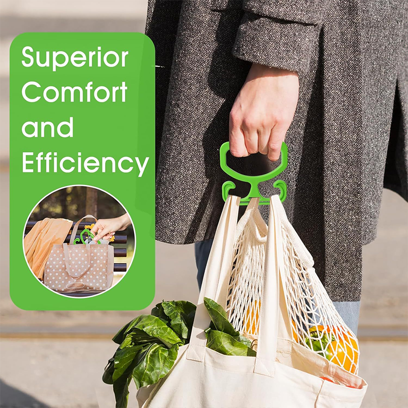 Ergonomic Grocery Bag Carrier for Shopping & Travel