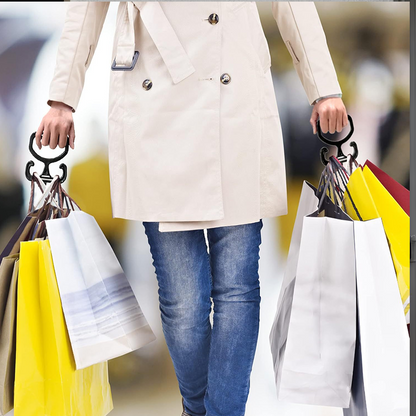 Ergonomic Grocery Bag Carrier for Shopping & Travel