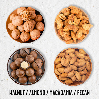 Christmas Essential / Premium Walnut & Nut Cracker