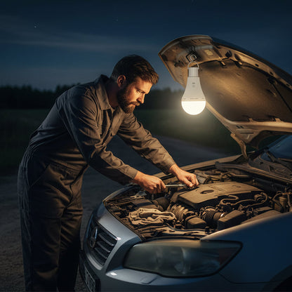 Portable Rechargeable LED Camping/Emergency Light Bulb