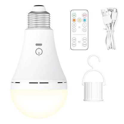 Portable Rechargeable LED Camping/Emergency Light Bulb
