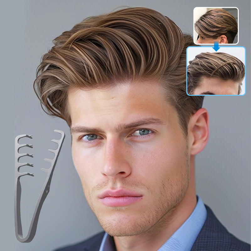 🥳2026 HOT SALE🥳💞50K+ SOLD!💧 Wide-tooth volumising comb – Professional styling comb for men and women