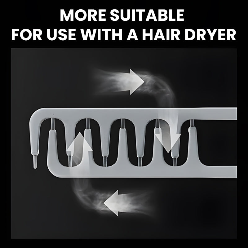 🥳2026 HOT SALE🥳💞50K+ SOLD!💧 Wide-tooth volumising comb – Professional styling comb for men and women