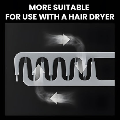 🥳2026 HOT SALE🥳💞50K+ SOLD!💧 Wide-tooth volumising comb – Professional styling comb for men and women