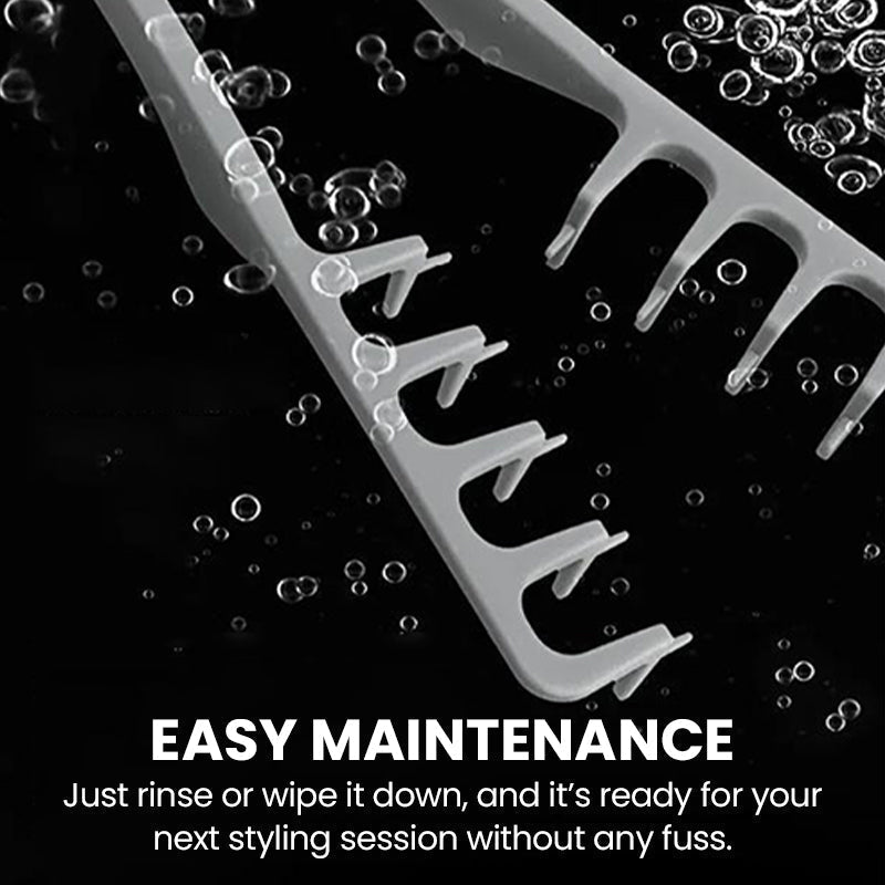 🥳2026 HOT SALE🥳💞50K+ SOLD!💧 Wide-tooth volumising comb – Professional styling comb for men and women