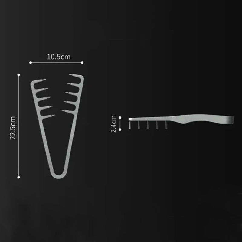 🥳2026 HOT SALE🥳💞50K+ SOLD!💧 Wide-tooth volumising comb – Professional styling comb for men and women