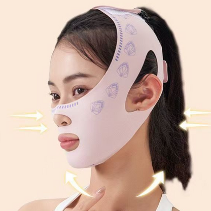V-Line Printed Breathable Face-Lifting Mask💆