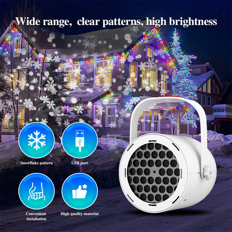 ⏳Limited-time 50% off⏰16-Pattern USB Christmas Projector Light🎅✨