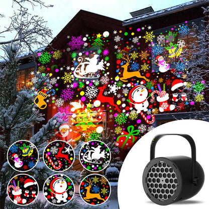 🔥Christmas Gift-50% OFF🎅16-Pattern USB Christmas Projector Light✨