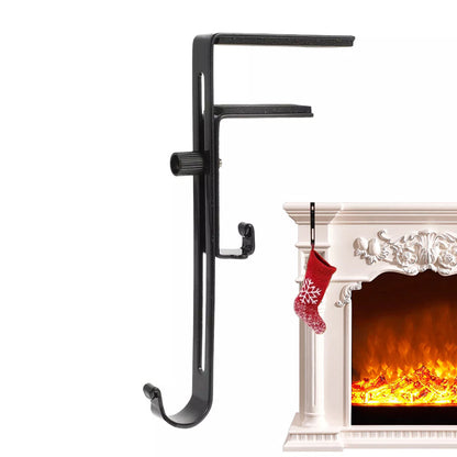 No Drill Christmas Stocking and Garland Hanger