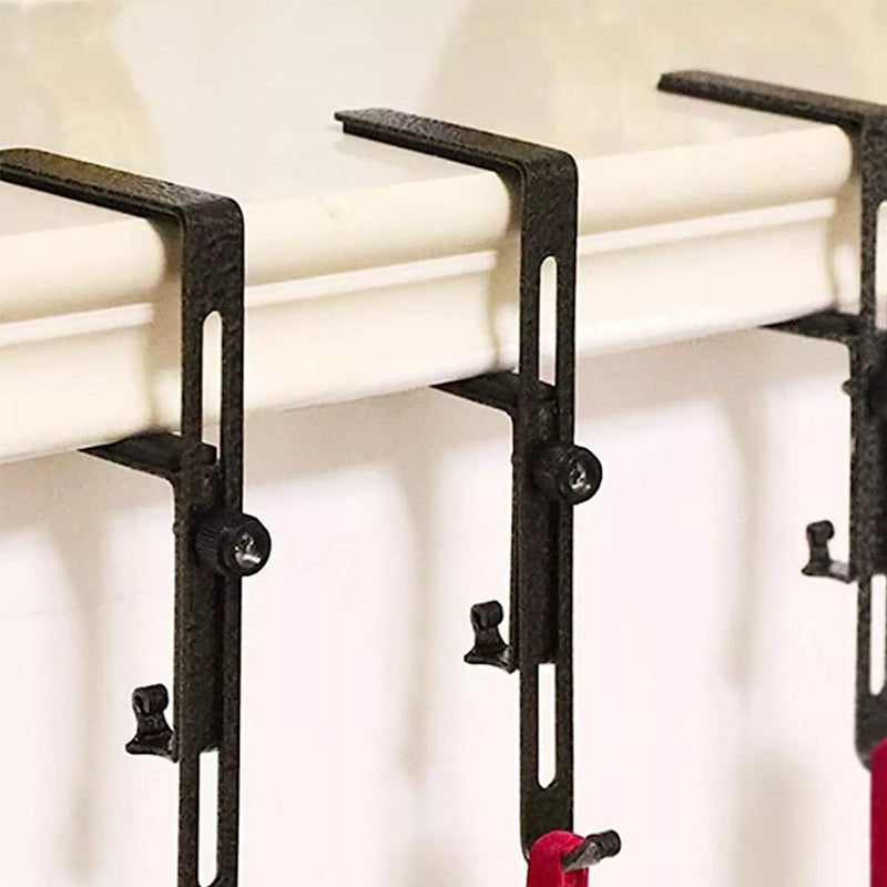 No Drill Christmas Stocking and Garland Hanger