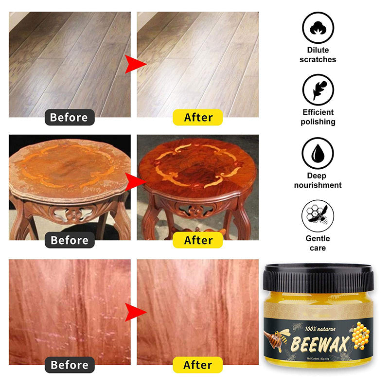 All-Purpose Wood Cleaner & Polish Beeswax
