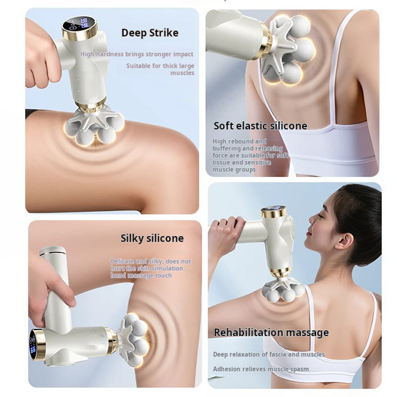 Multi-Head Smart Deep Tissue Massage Gun