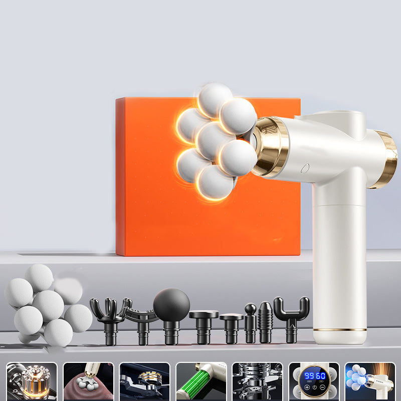 Multi-Head Smart Deep Tissue Massage Gun