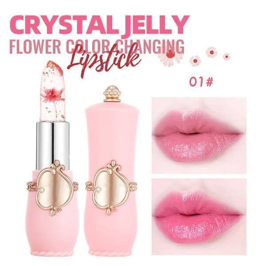 🔥Buy 1 Get 1 Free 💋 Crystal Jelly Flower Color-Changing Lipstick 💄