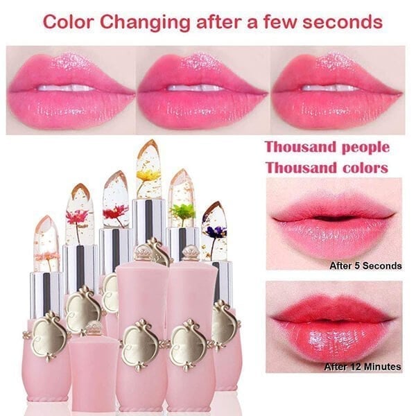 🔥Buy 1 Get 1 Free 💋 Crystal Jelly Flower Color-Changing Lipstick 💄